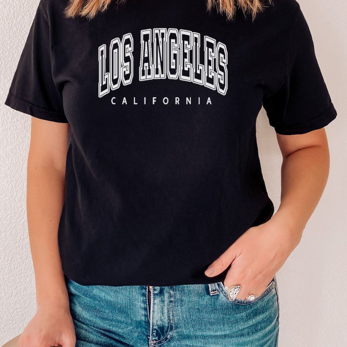 Los Angeles Women'S T-Shirt Casual