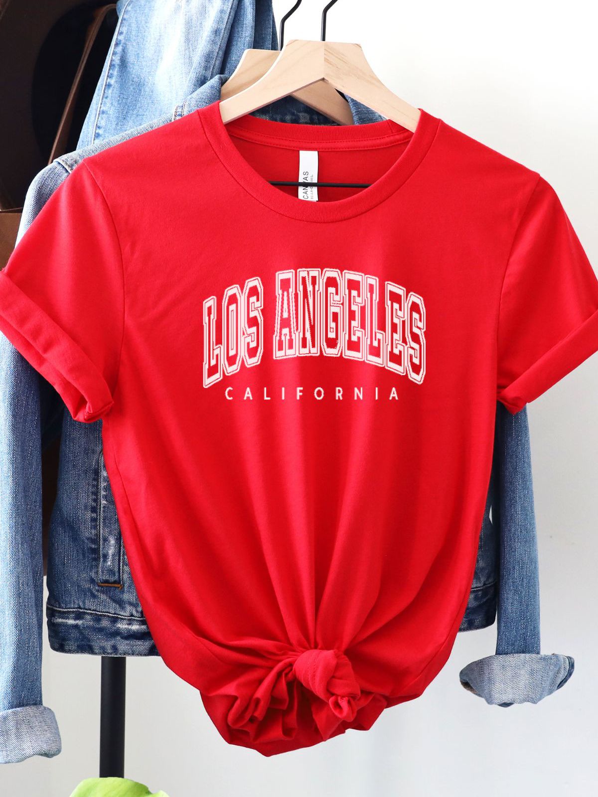 Los Angeles Women'S T-Shirt Casual