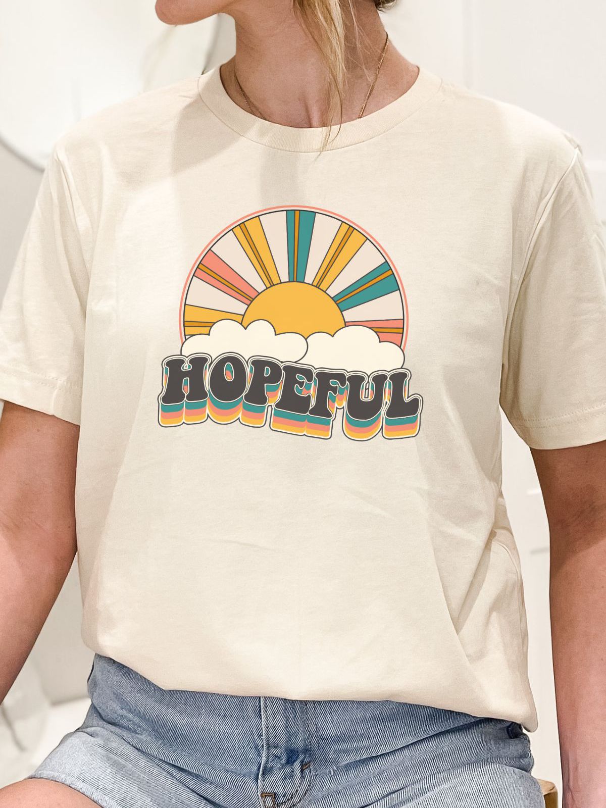 Hopeful Womens T-Shirt Spring