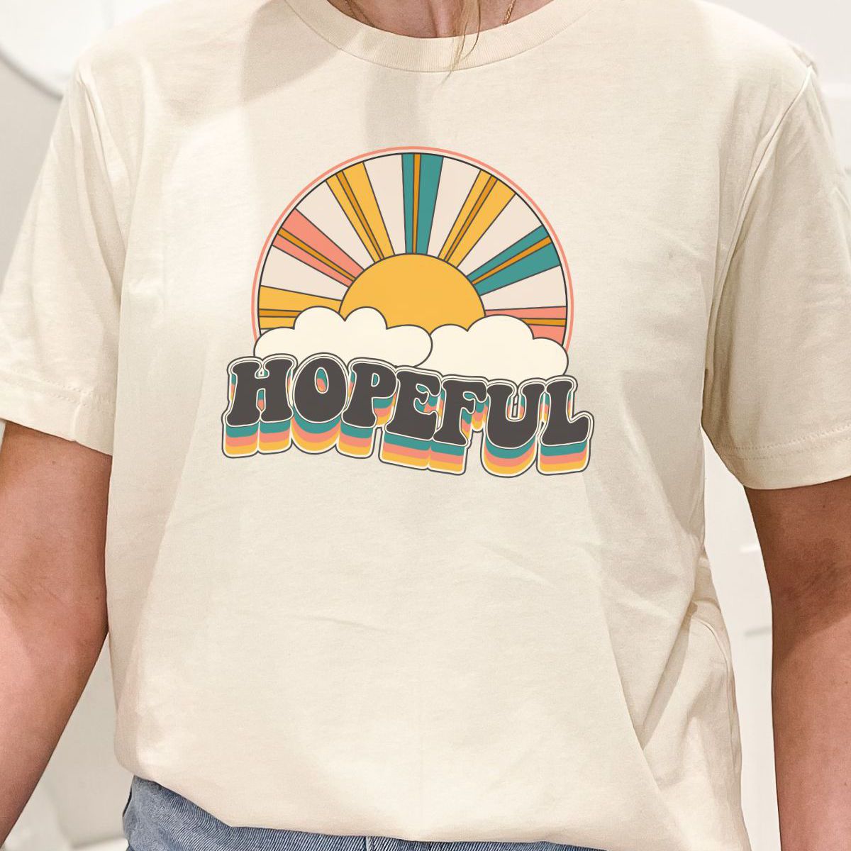 Hopeful Womens T-Shirt Spring