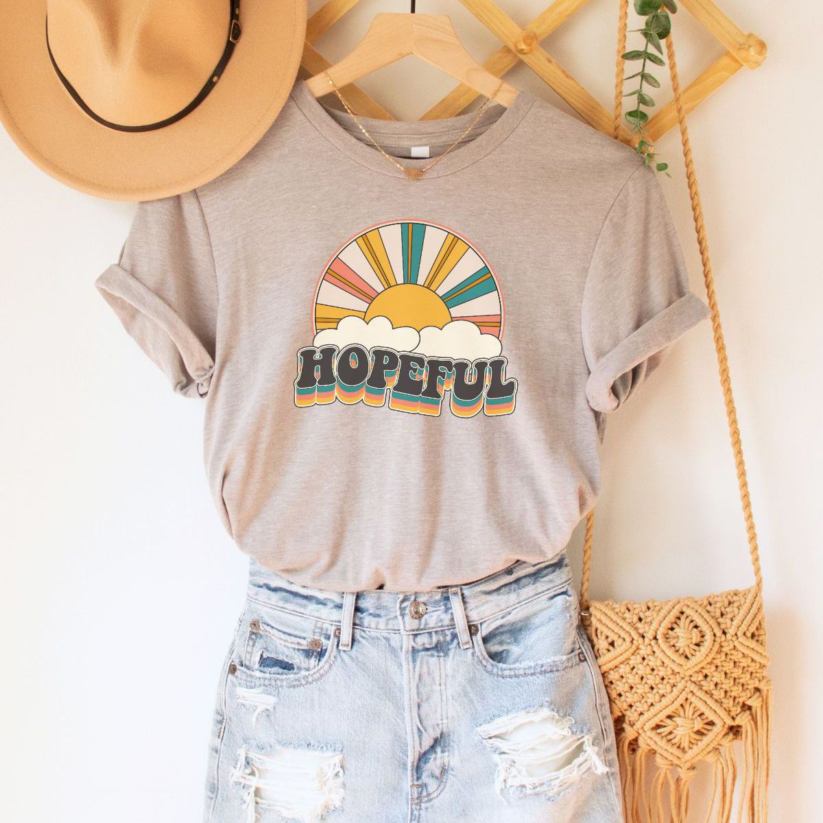Hopeful Womens T-Shirt Spring