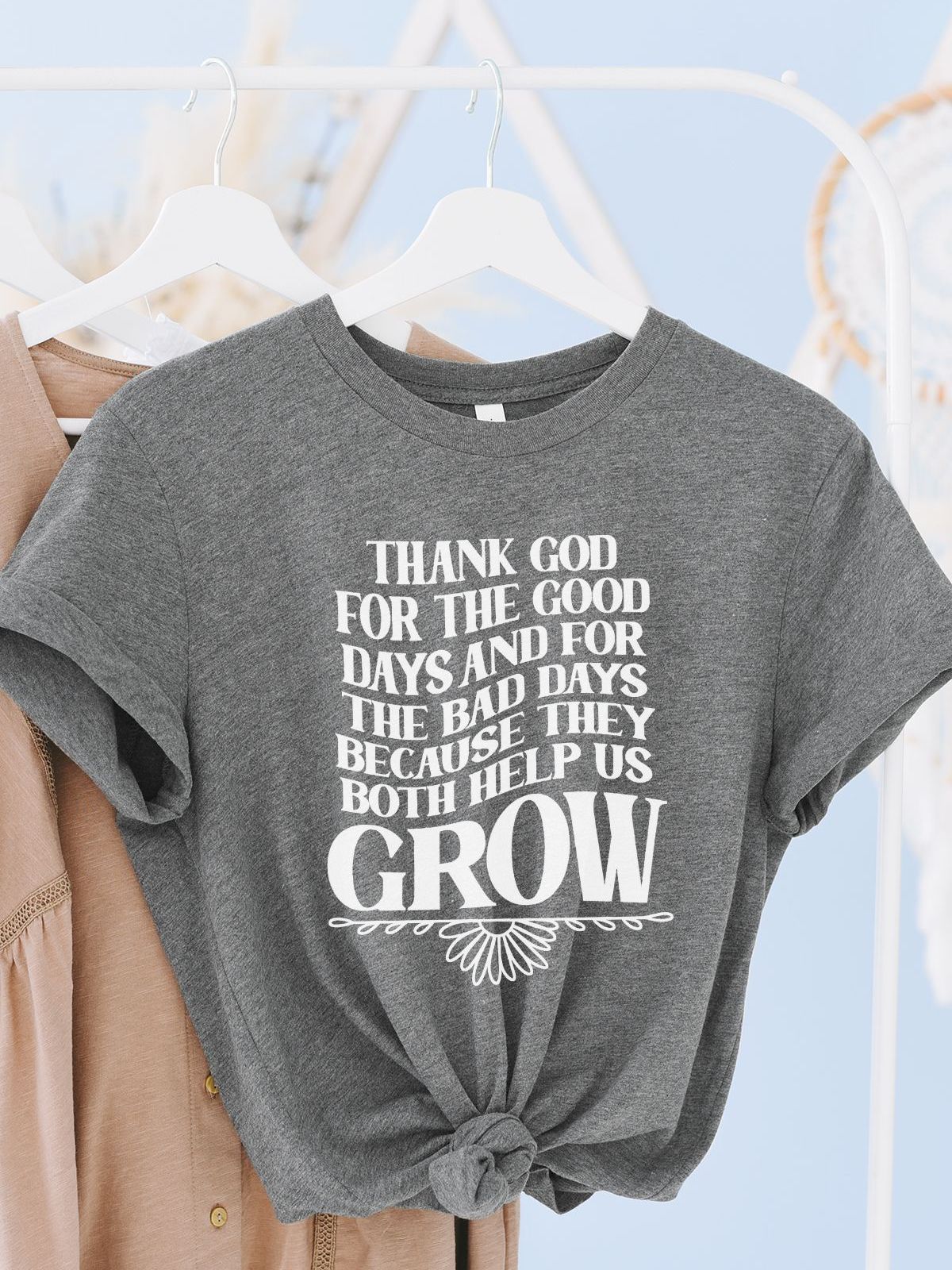 Thank God Quote Women's T-Shirt Casual