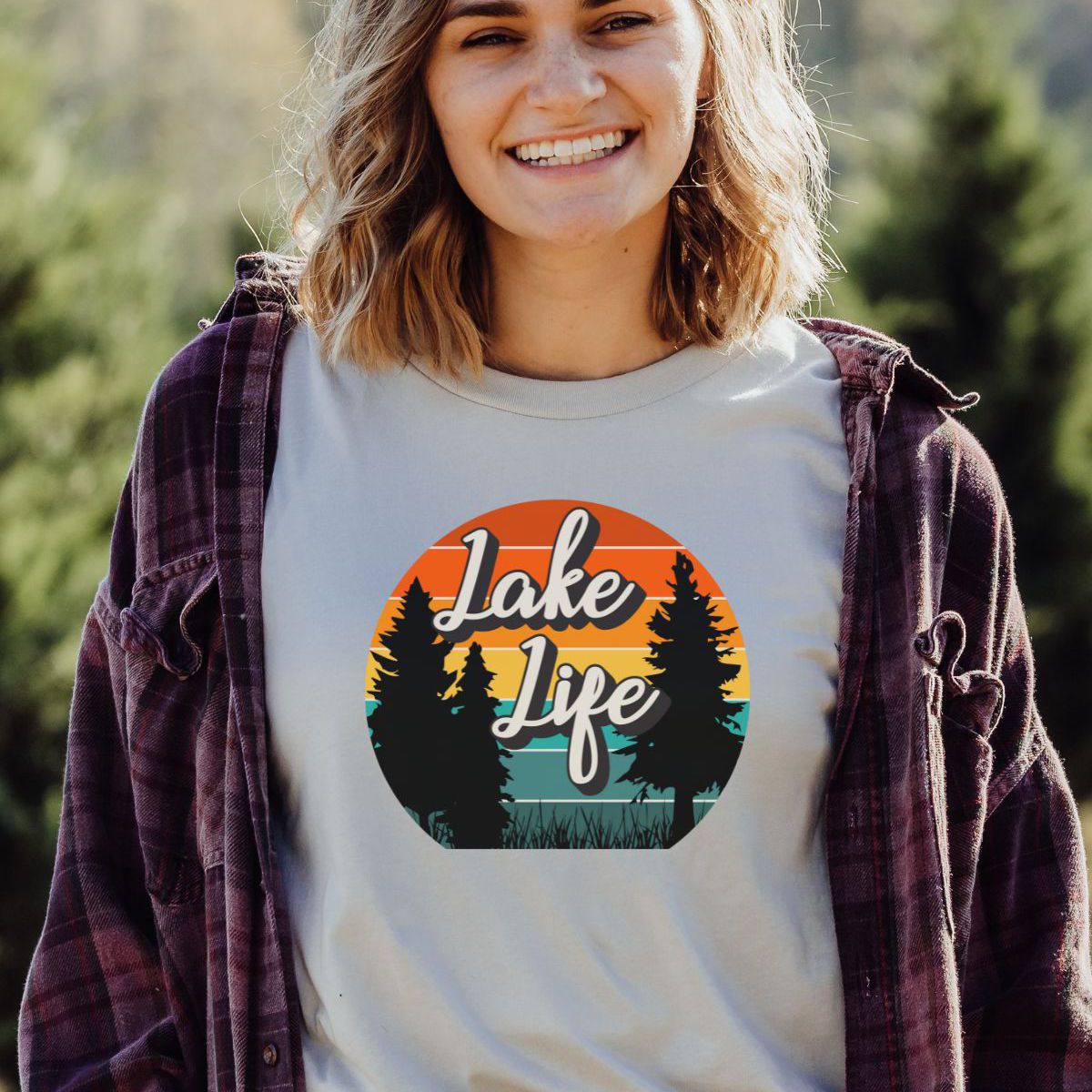 Lake Life Womens Tee Summer
