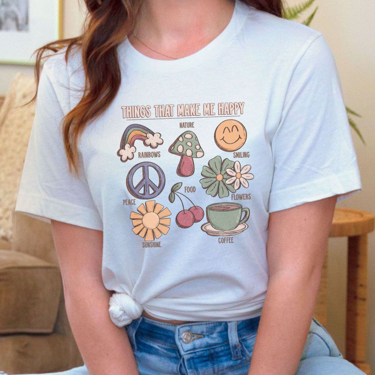 Things That Make Me Happy Womens Tee