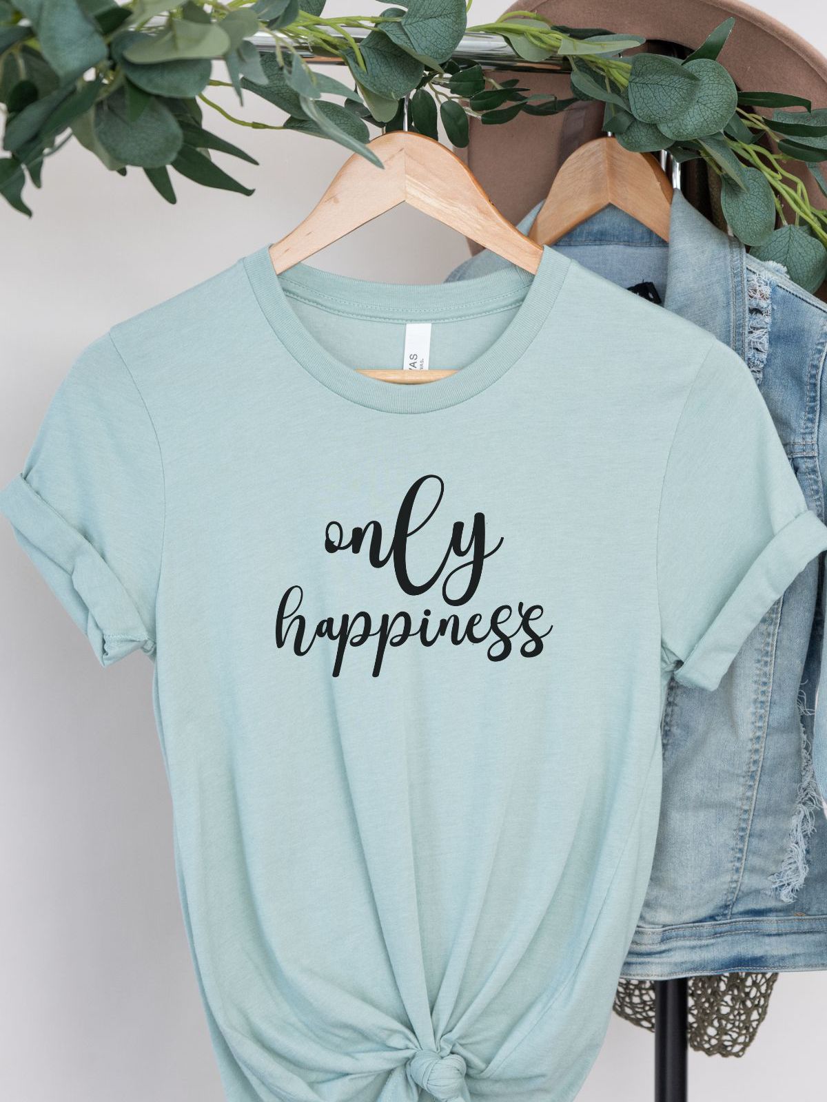 Only Happiness Womens T-Shirt