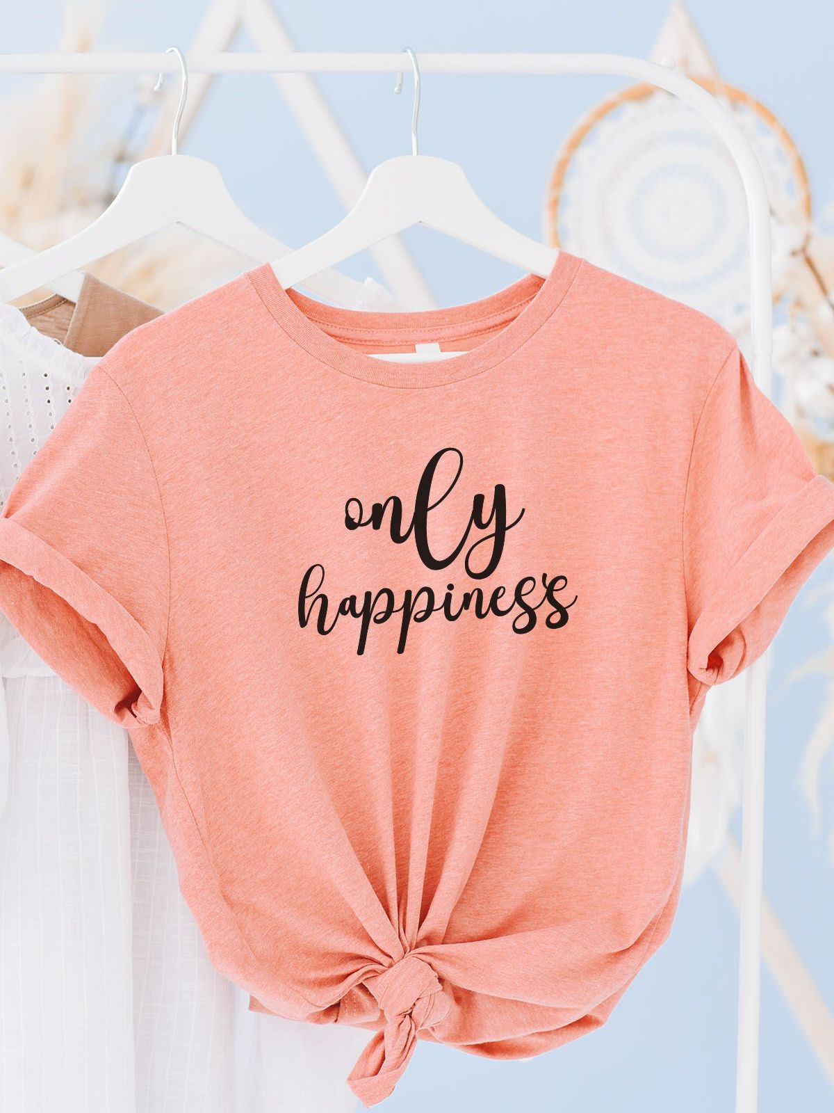 Only Happiness Womens T-Shirt