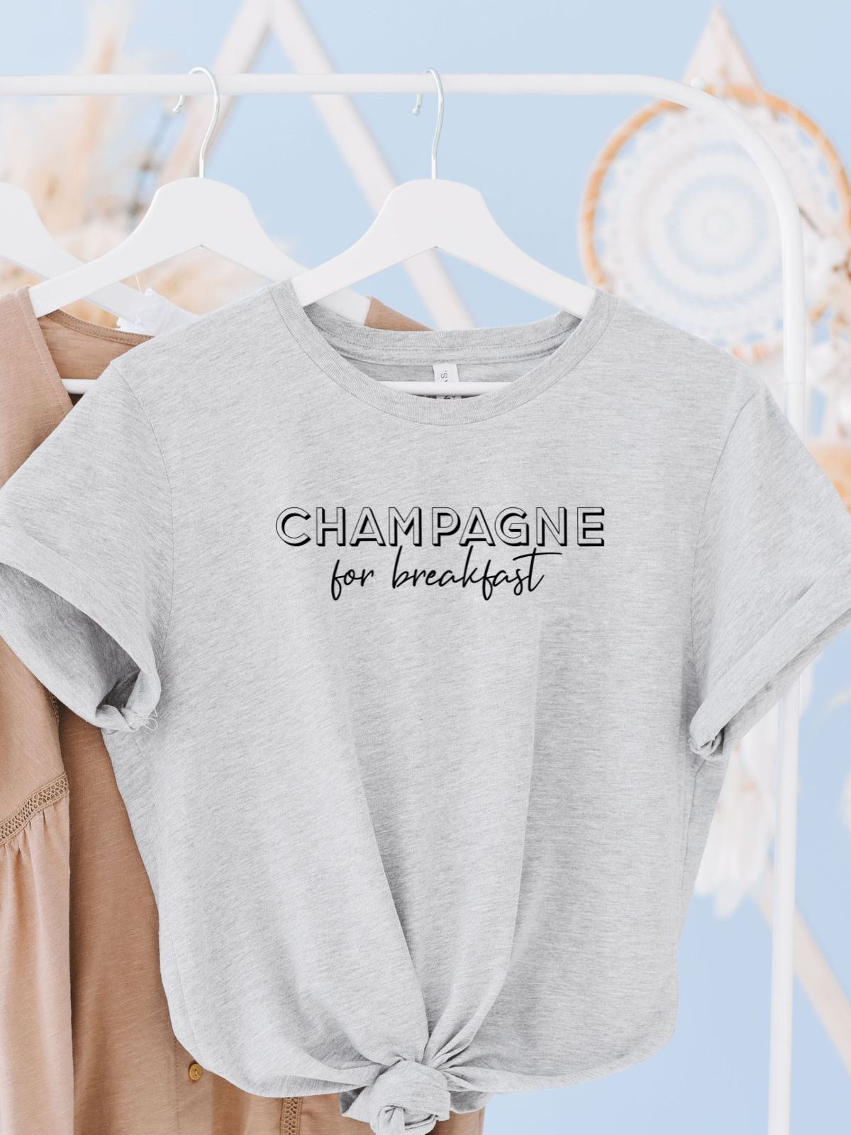 Champagne Breakfast Womens Tee Casual
