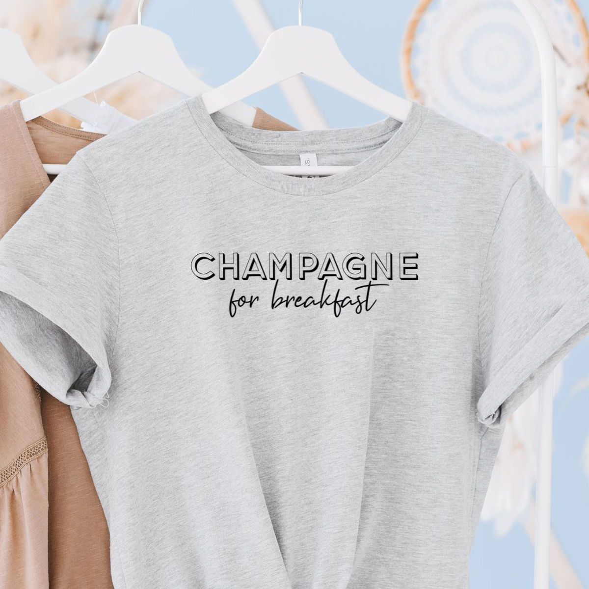 Champagne Breakfast Womens Tee Casual