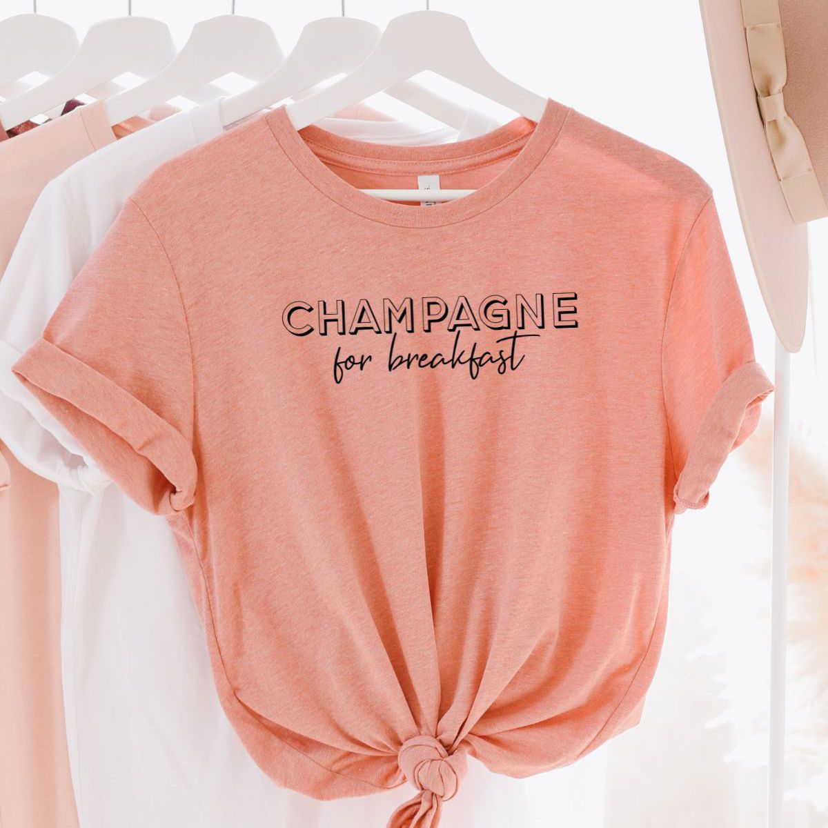 Champagne Breakfast Womens Tee Casual