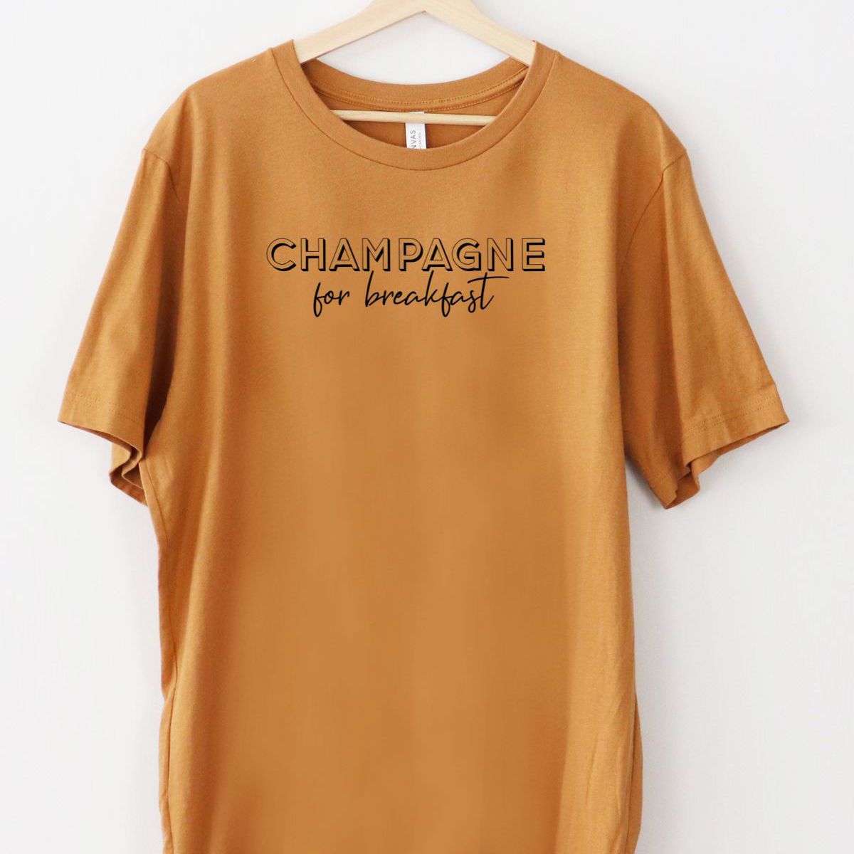 Champagne Breakfast Womens Tee Casual