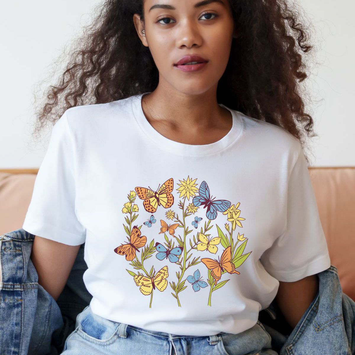 Butterfly Women T-Shirt Spring