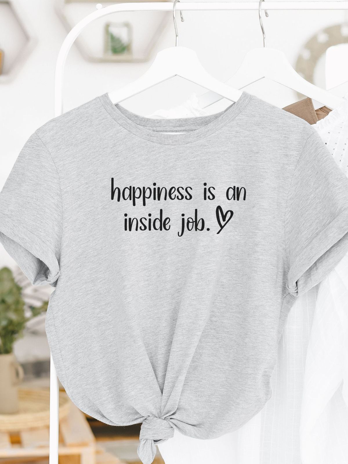 Happiness Inside Job Women's Tee Casual