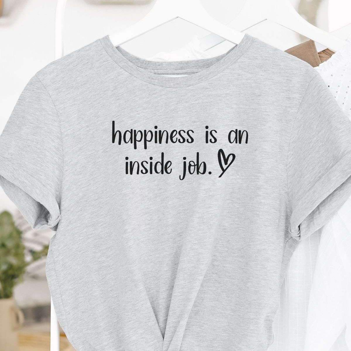 Happiness Inside Job Women's Tee Casual