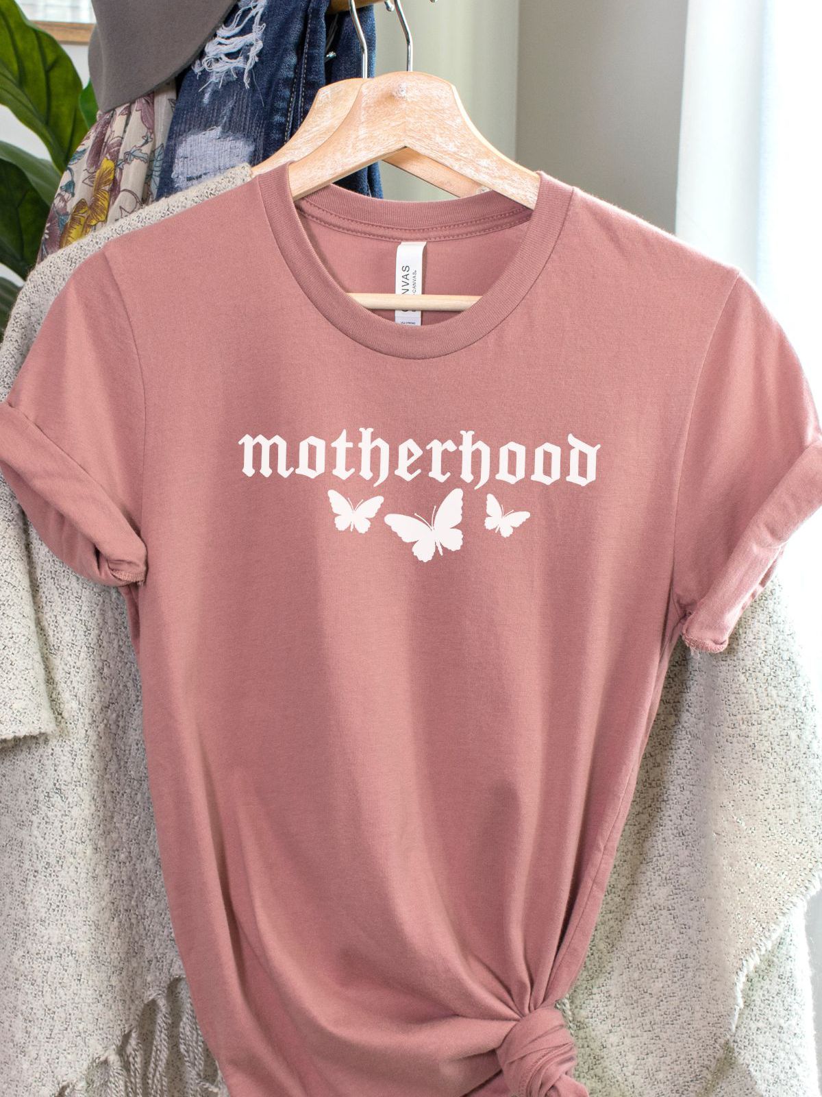 Motherhood Womens T-Shirt Casual