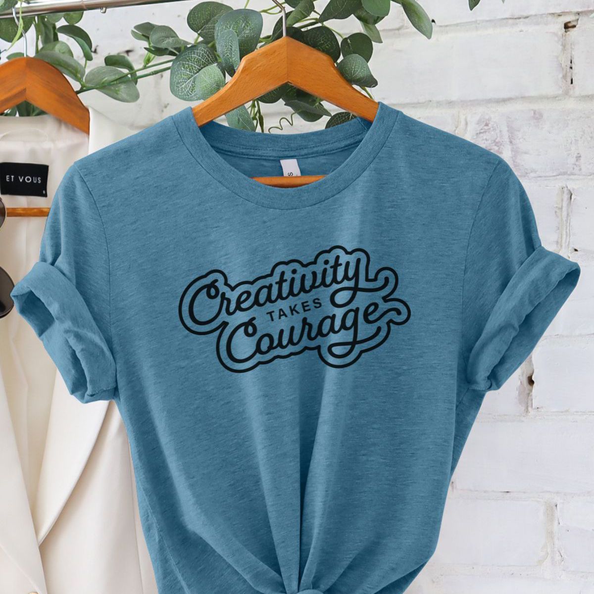 Inspirational Graphic Crewneck Tee