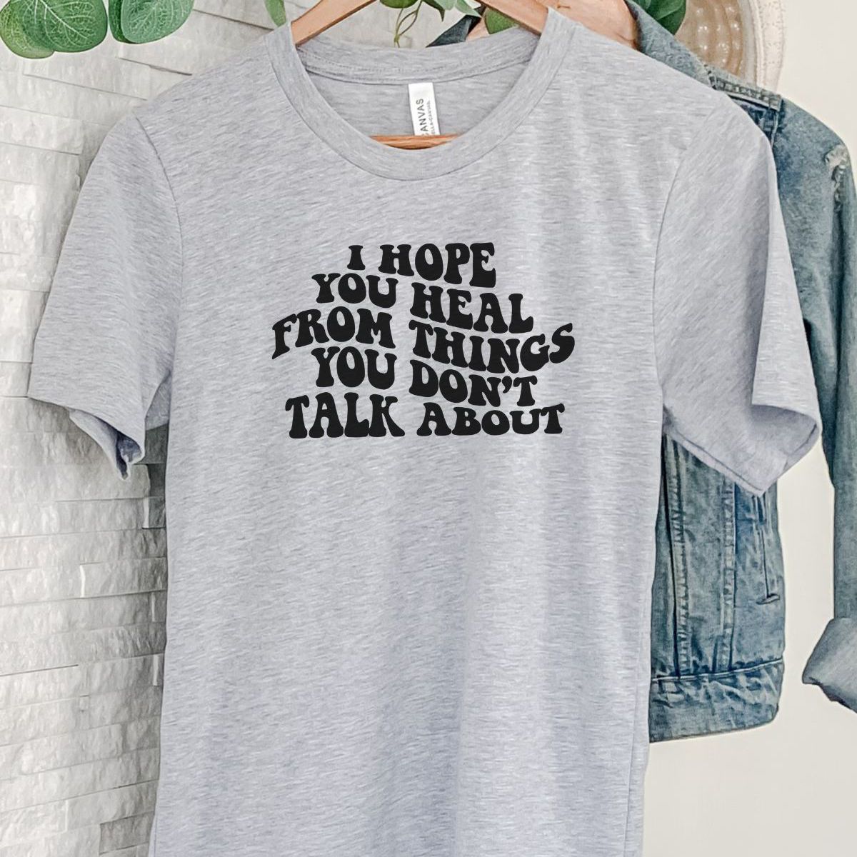 Healing Message Unisex T-Shirt Casual