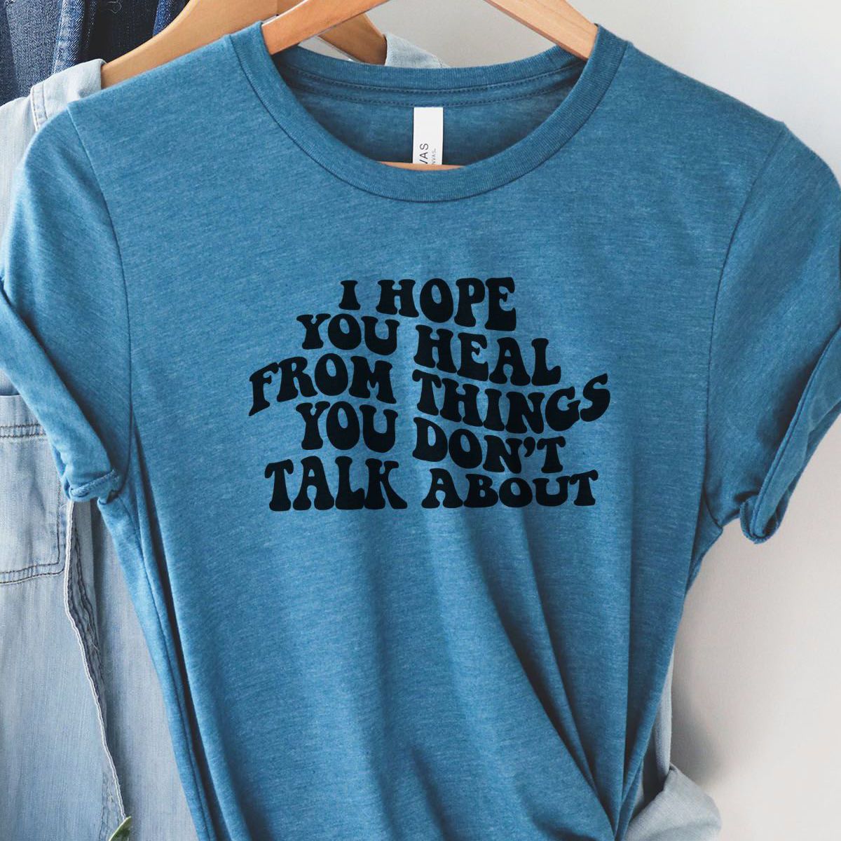 Healing Message Unisex T-Shirt Casual