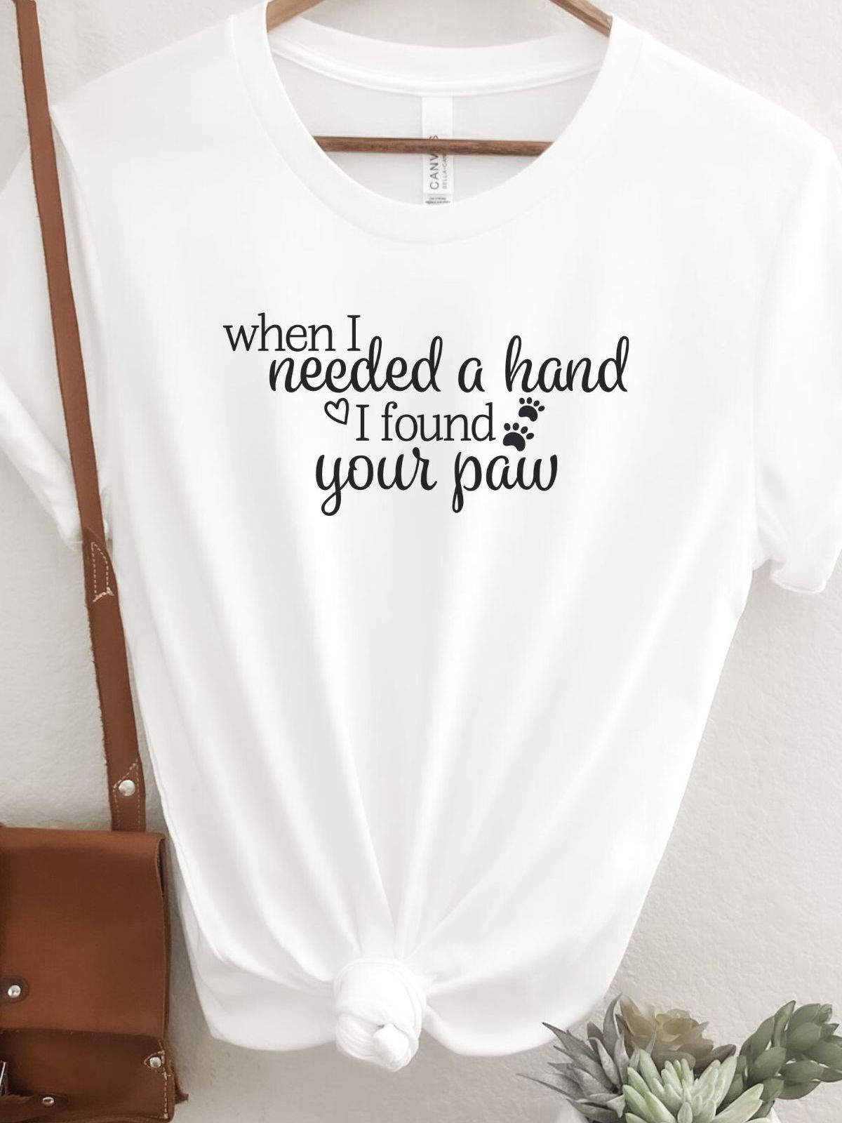 Needed a Hand Womens T-Shirt Casual