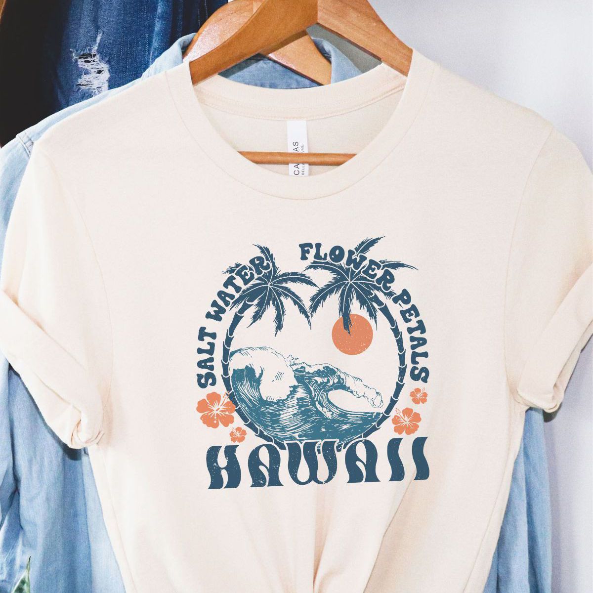 Hawaii Women White Tee Summer