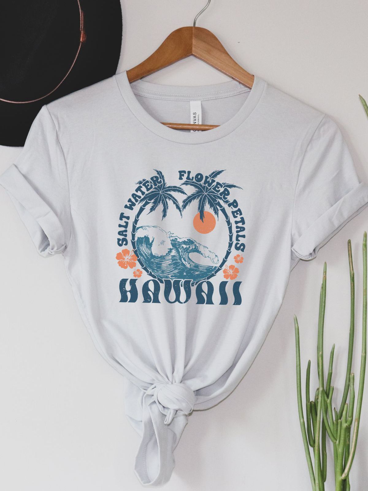 Hawaii Women White Tee Summer
