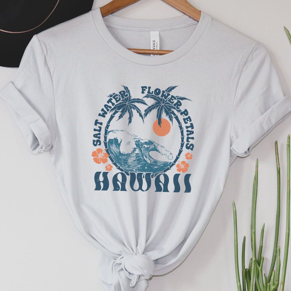 Hawaii Women White Tee Summer