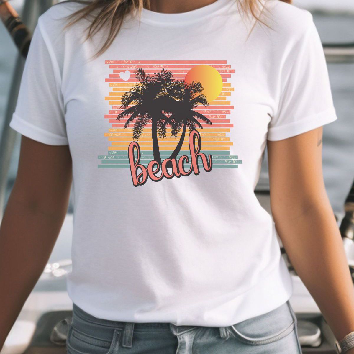 Beach Sunset Women's T-Shirt