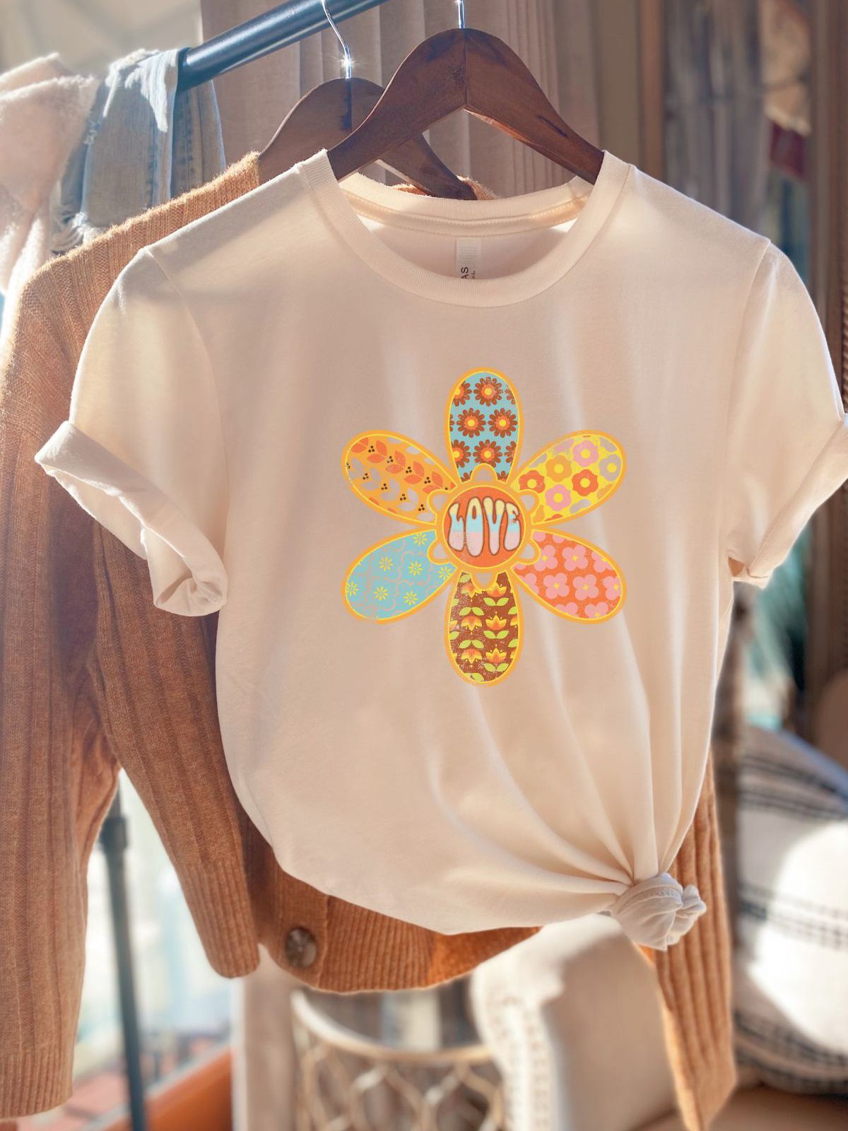 Flower Design Women's T-Shirt