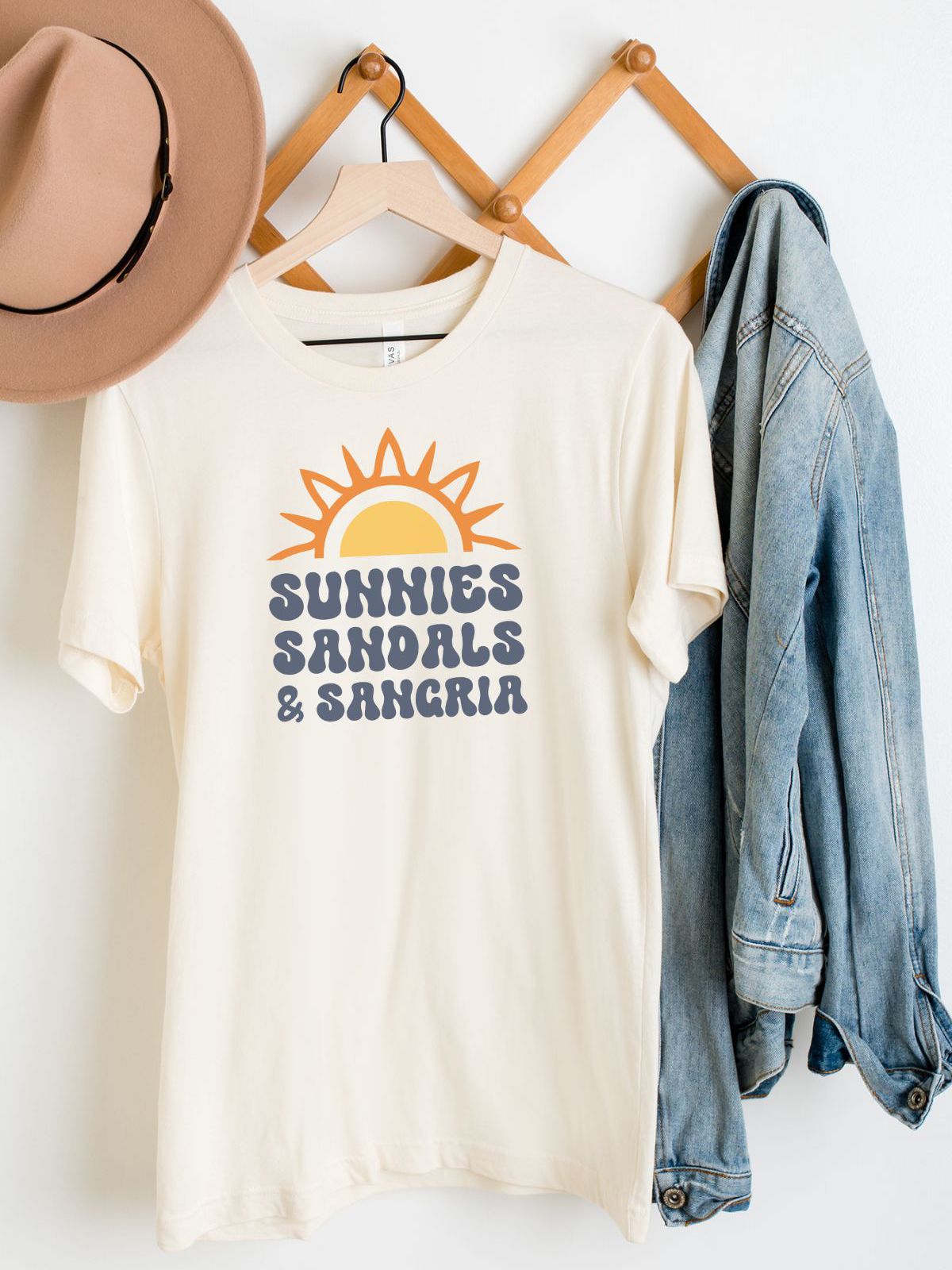 Sunnies Sandals Sangria Women's Tee Summer