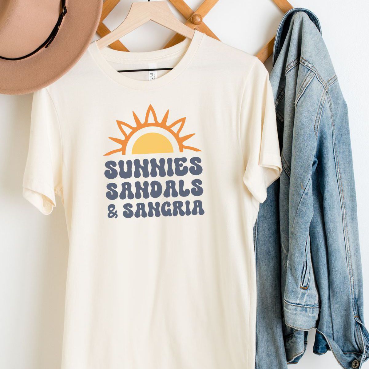 Sunnies Sandals Sangria Women's Tee Summer