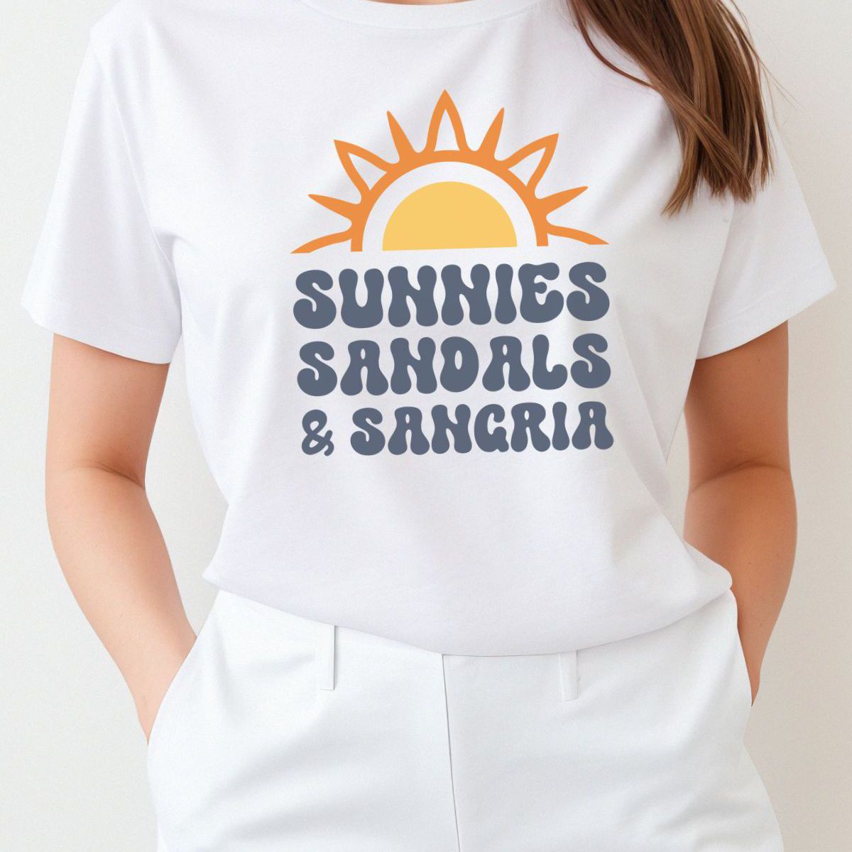 Sunnies Sandals Sangria Women's Tee Summer