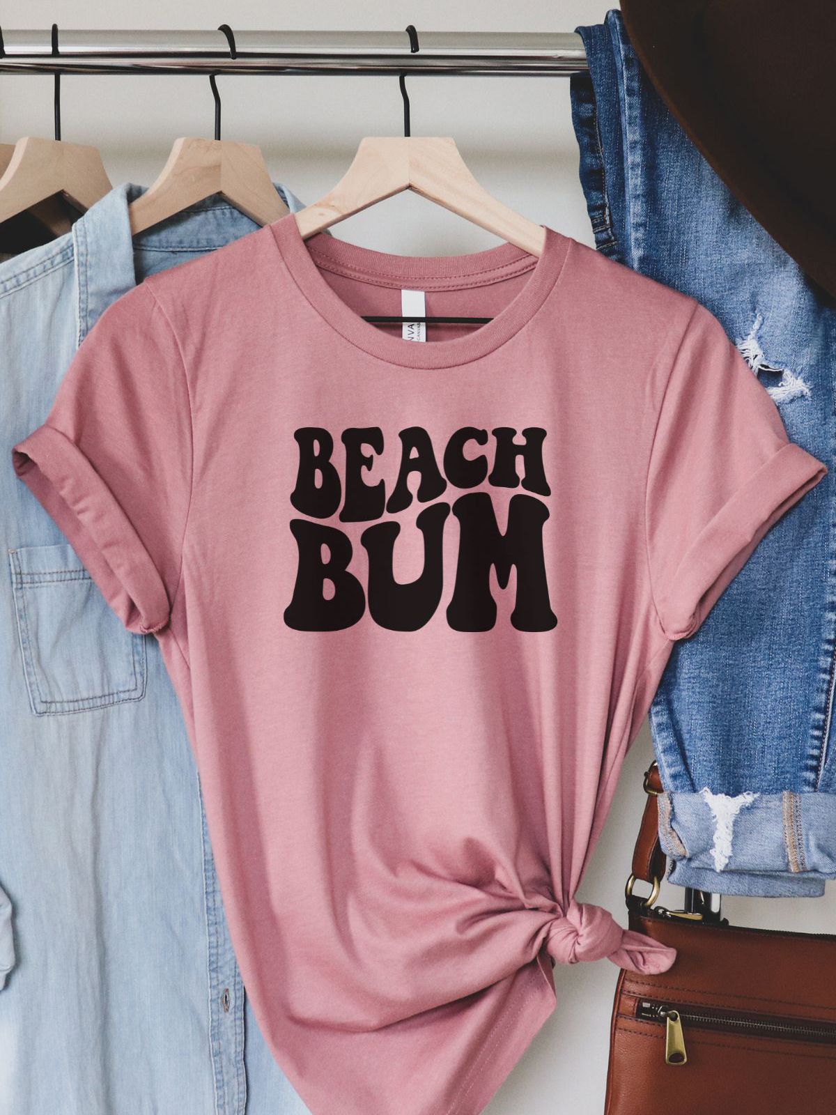 Beach Bum Womens T-Shirt Summer