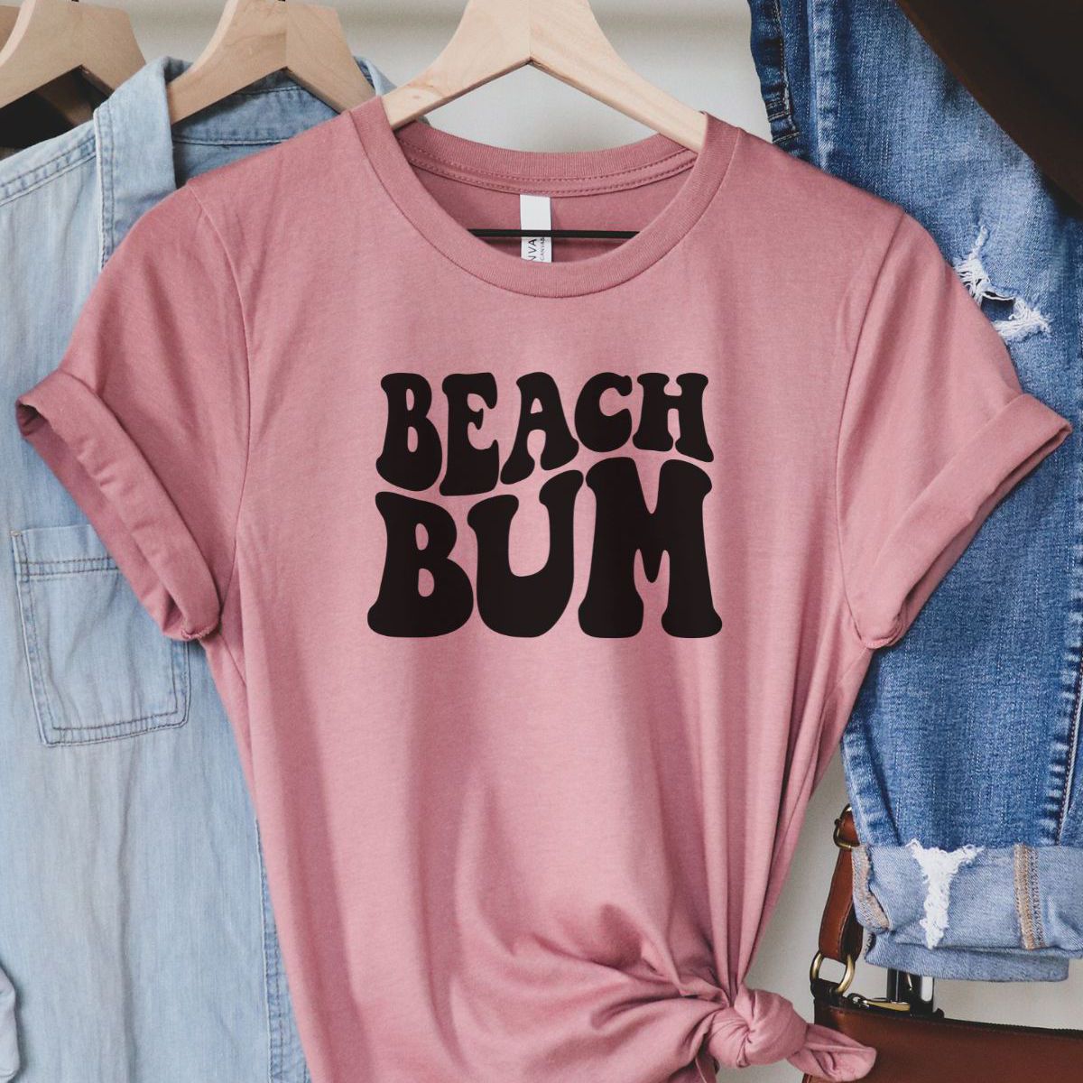 Beach Bum Womens T-Shirt Summer