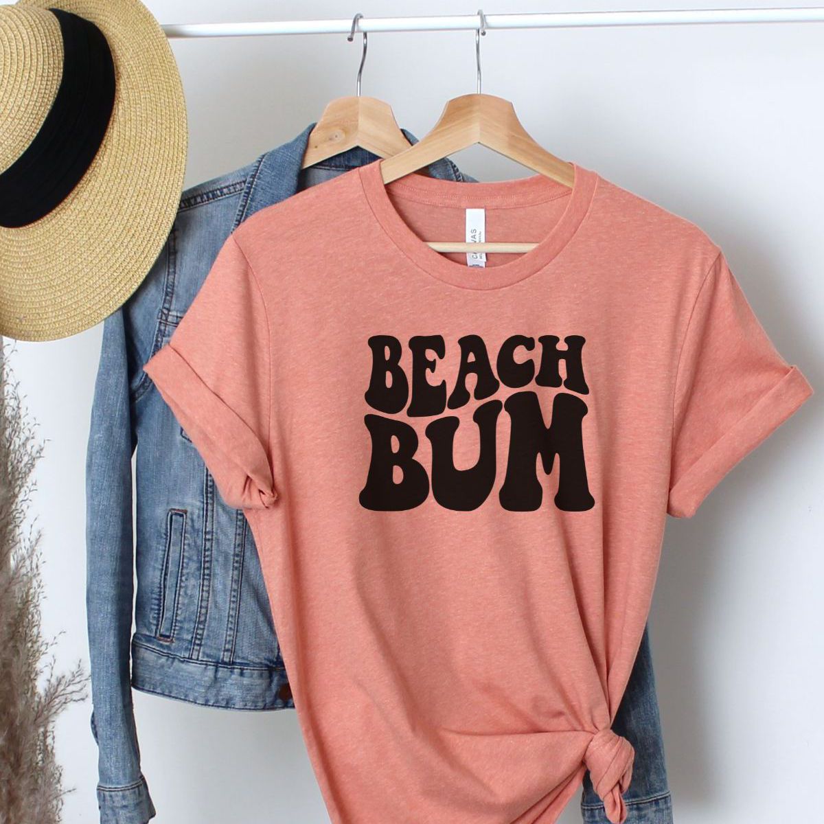 Beach Bum Womens T-Shirt Summer