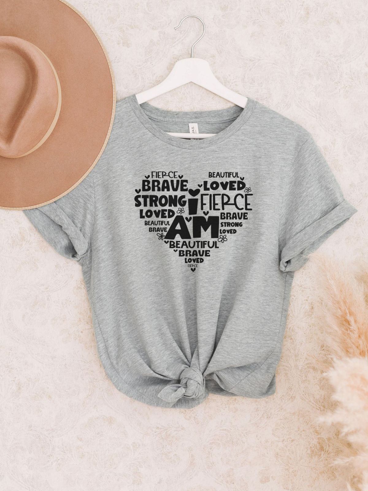 Inspirational Women Shirt Heart Design