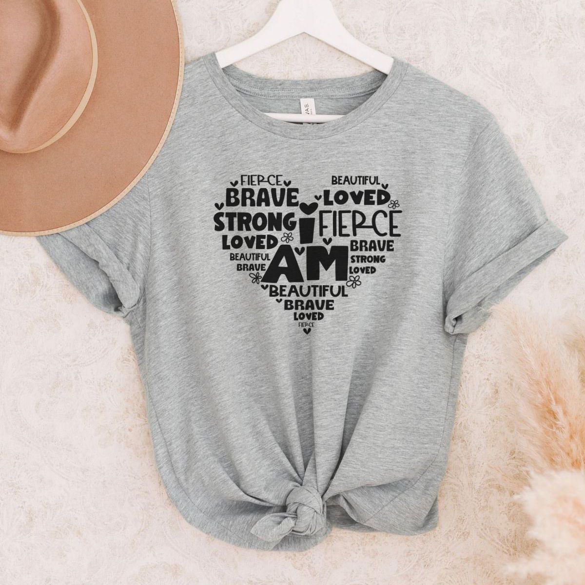 Inspirational Women Shirt Heart Design