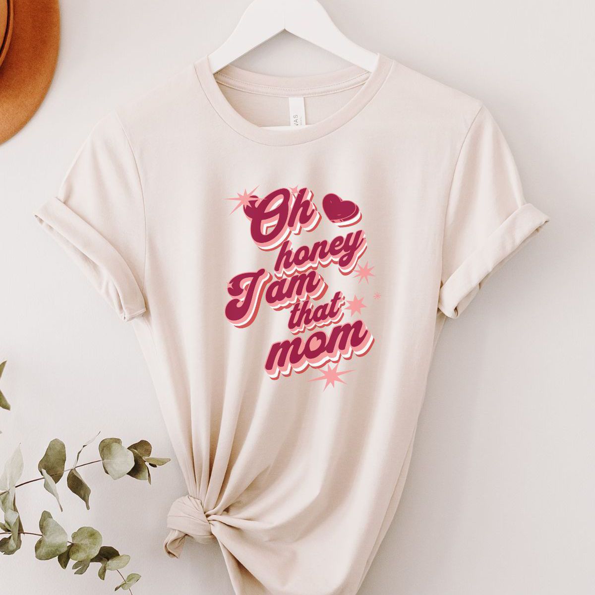 Oh Honey Mom Womens Tee Casual