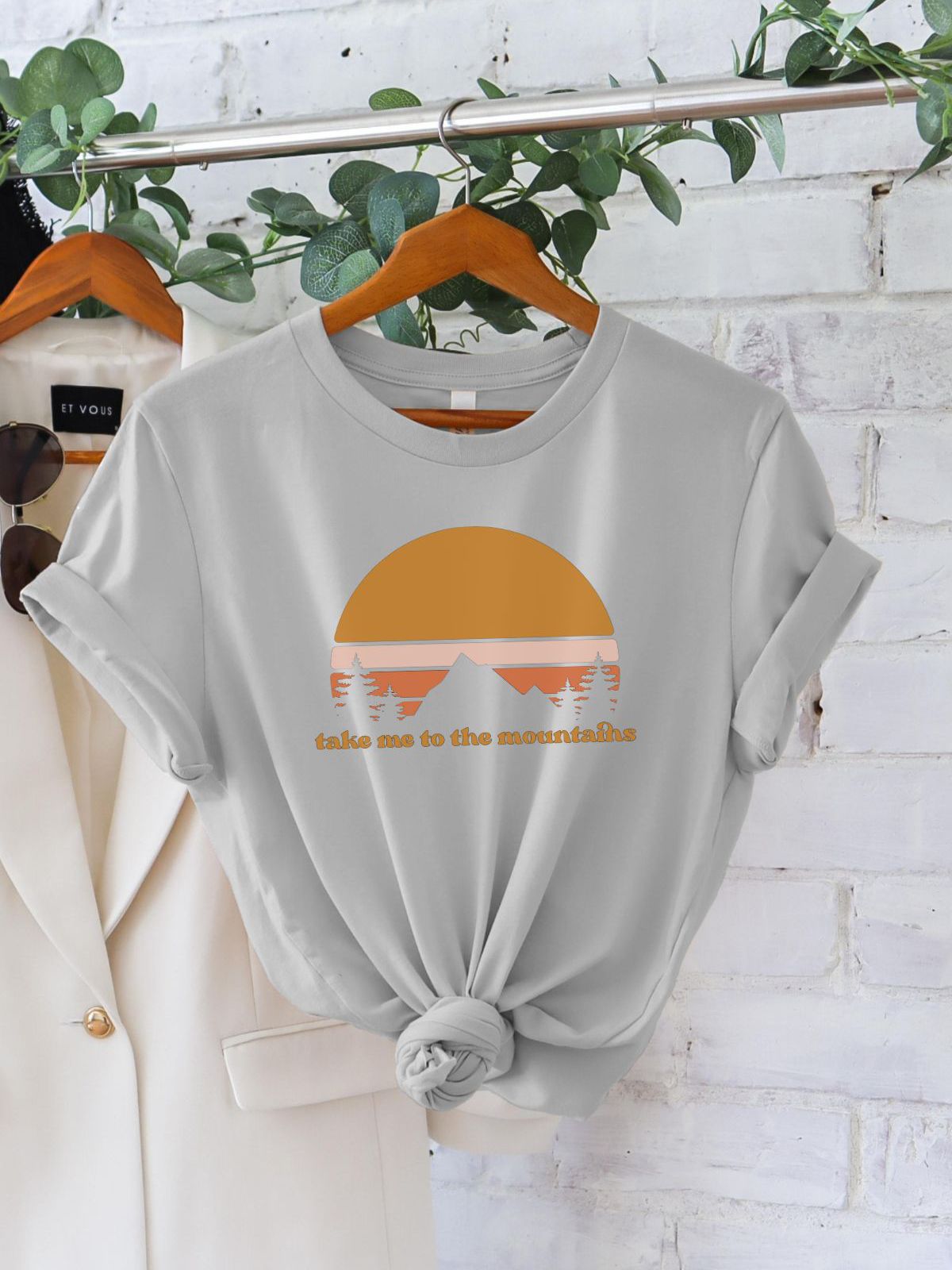Take Me to the Mountains Women T-Shirt Summer