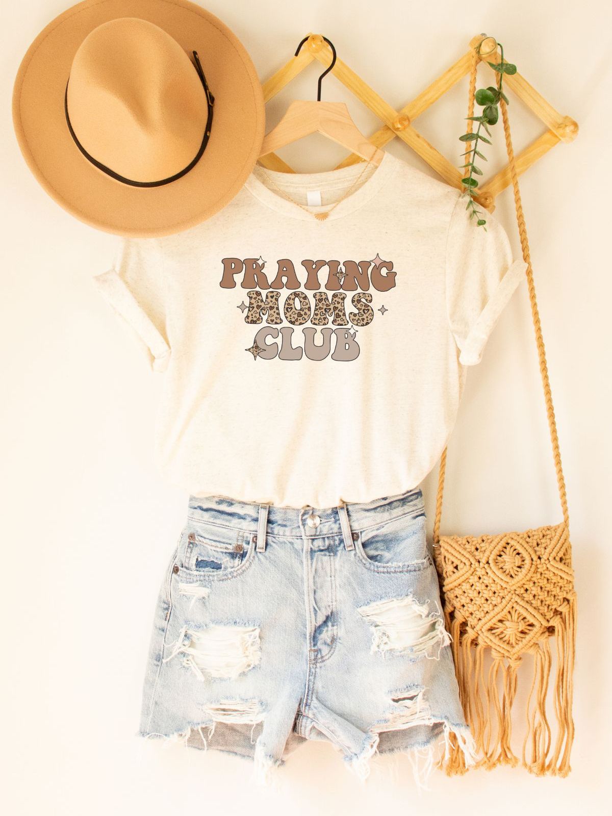 Praying Moms Club Womens T Shirt
