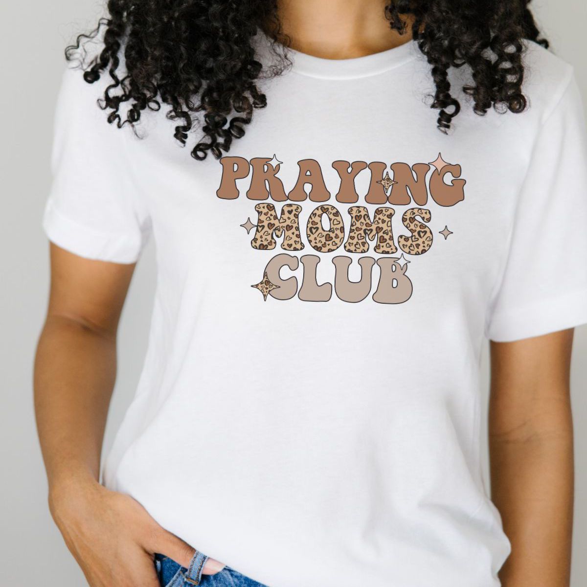 Praying Moms Club Womens T Shirt