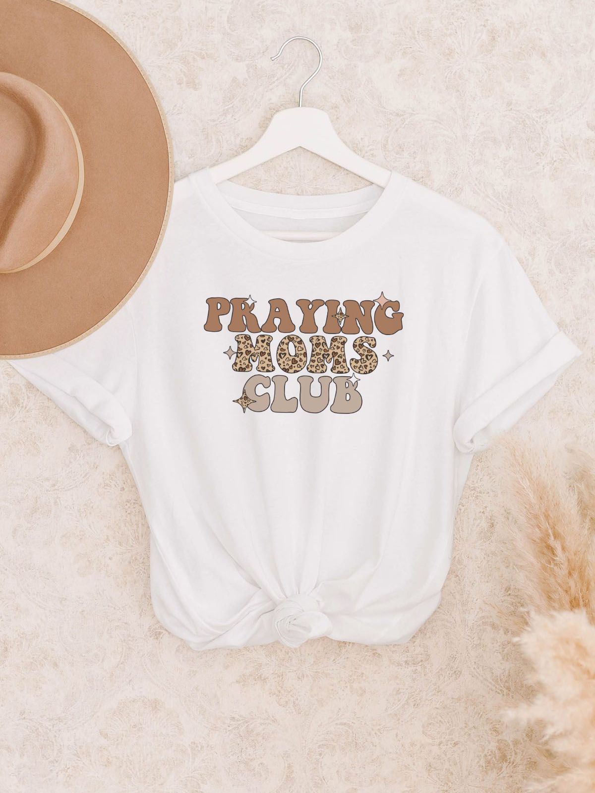 Praying Moms Club Womens T Shirt