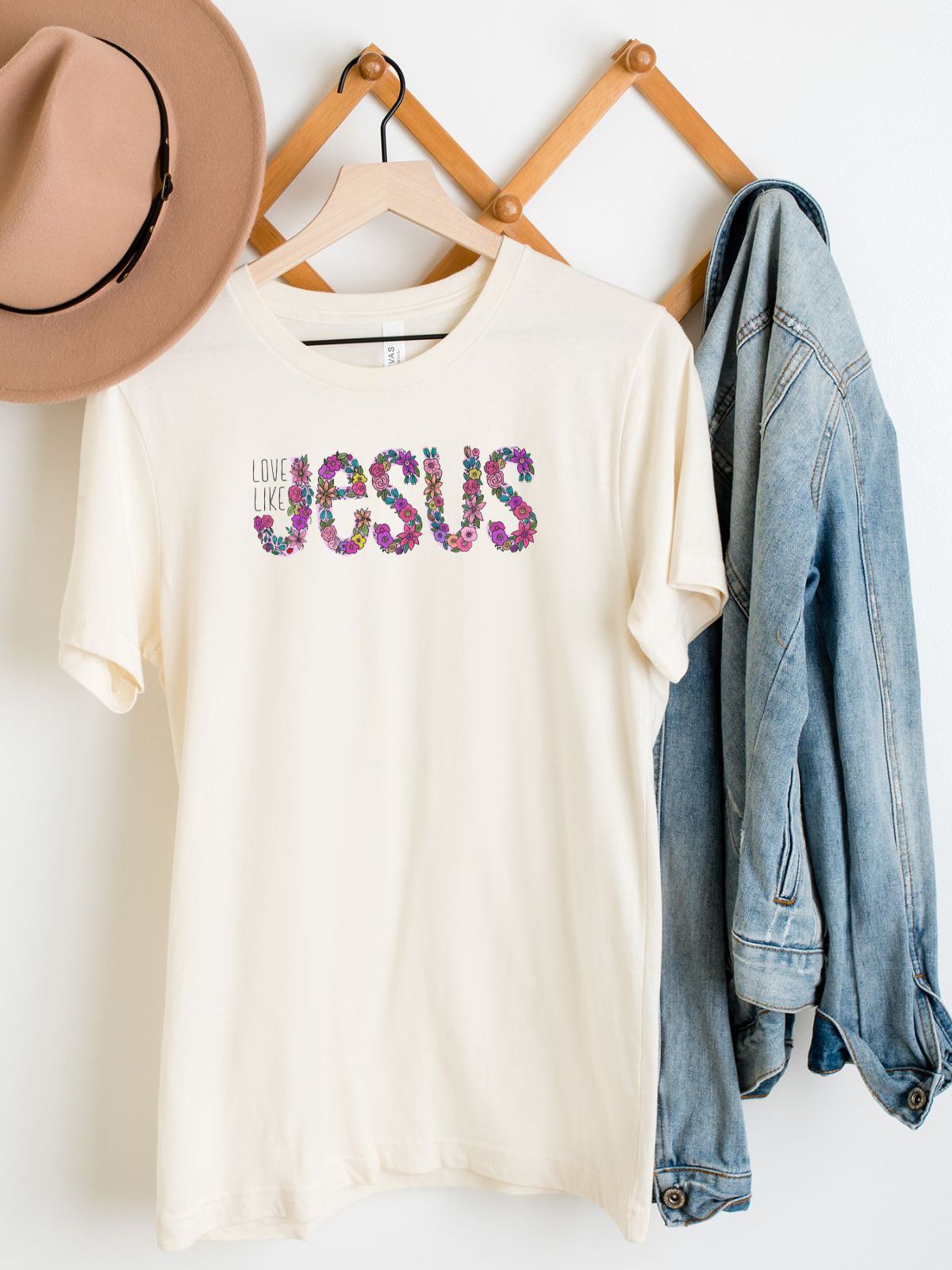 Love Like Jesus Womens T-Shirt Inspirational