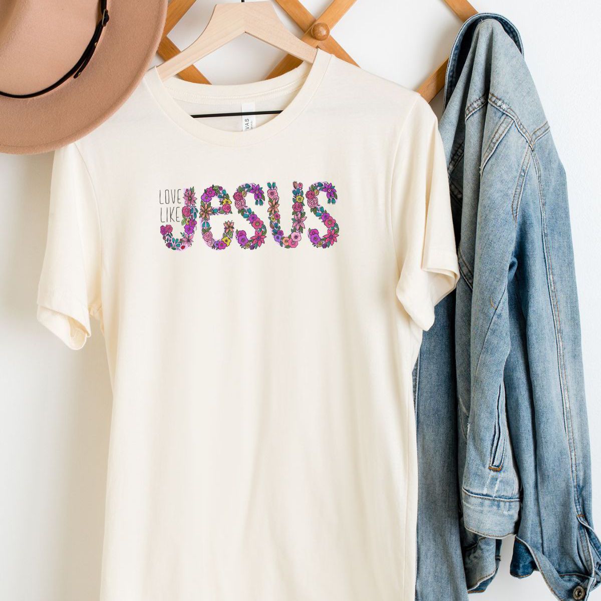 Love Like Jesus Womens T-Shirt Inspirational