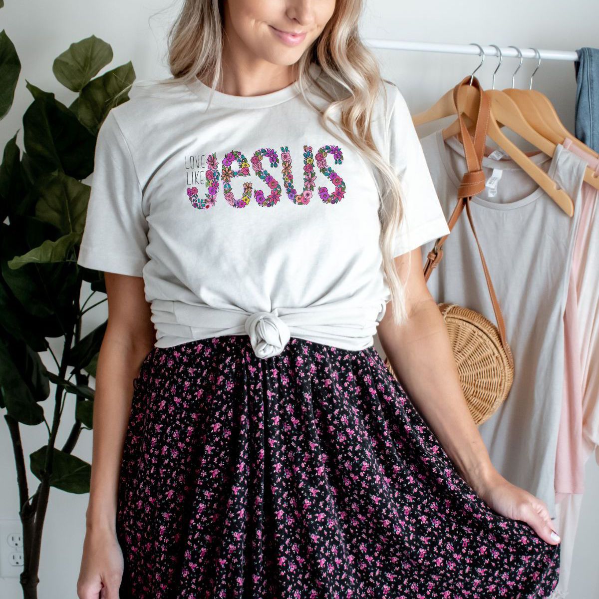 Love Like Jesus Womens T-Shirt Inspirational