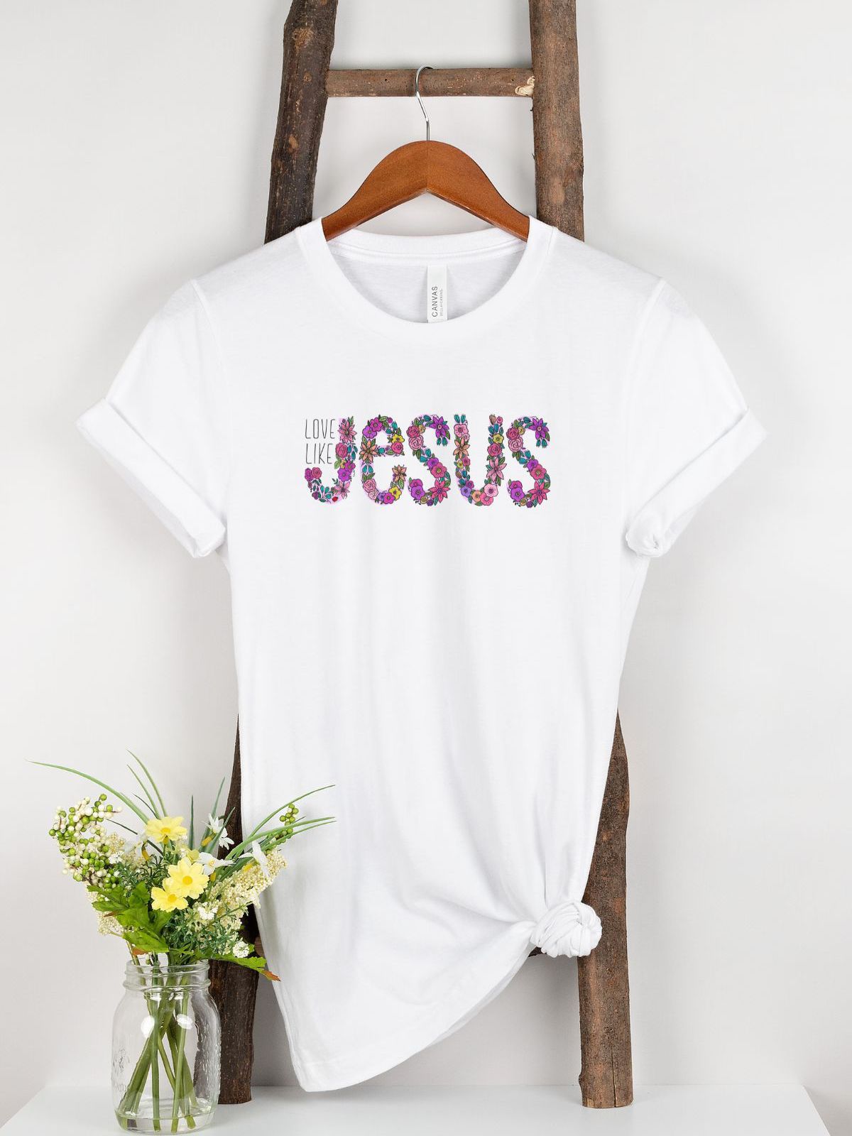 Love Like Jesus Womens T-Shirt Inspirational