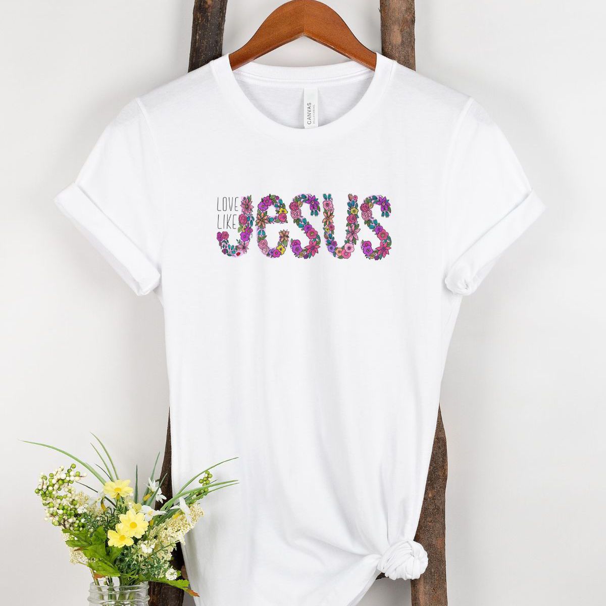 Love Like Jesus Womens T-Shirt Inspirational