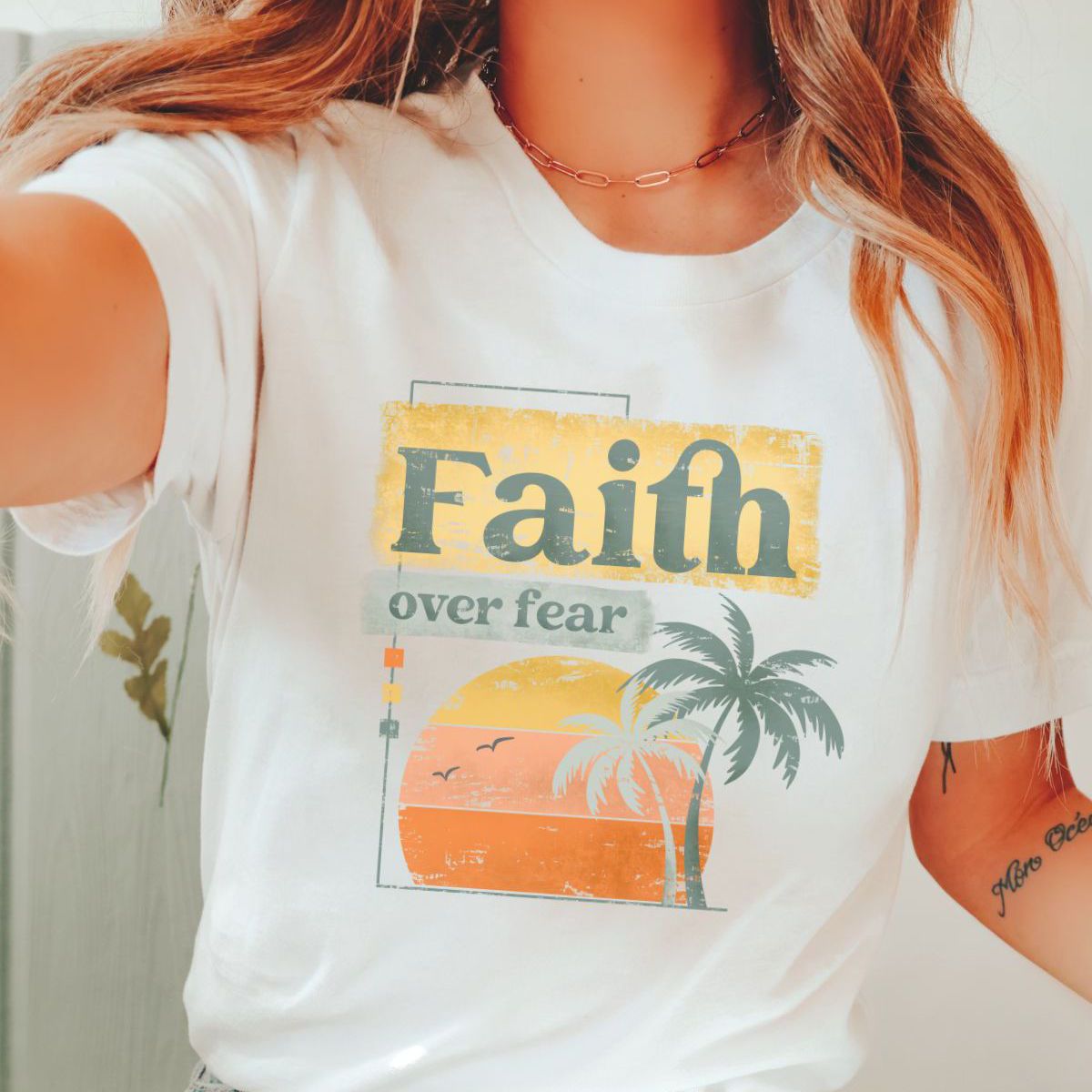 Faith Over Fear Women's T-Shirt Summer