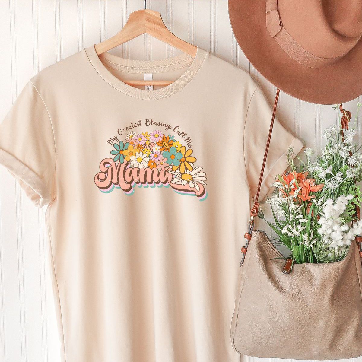 Floral Mama Blessings Tee