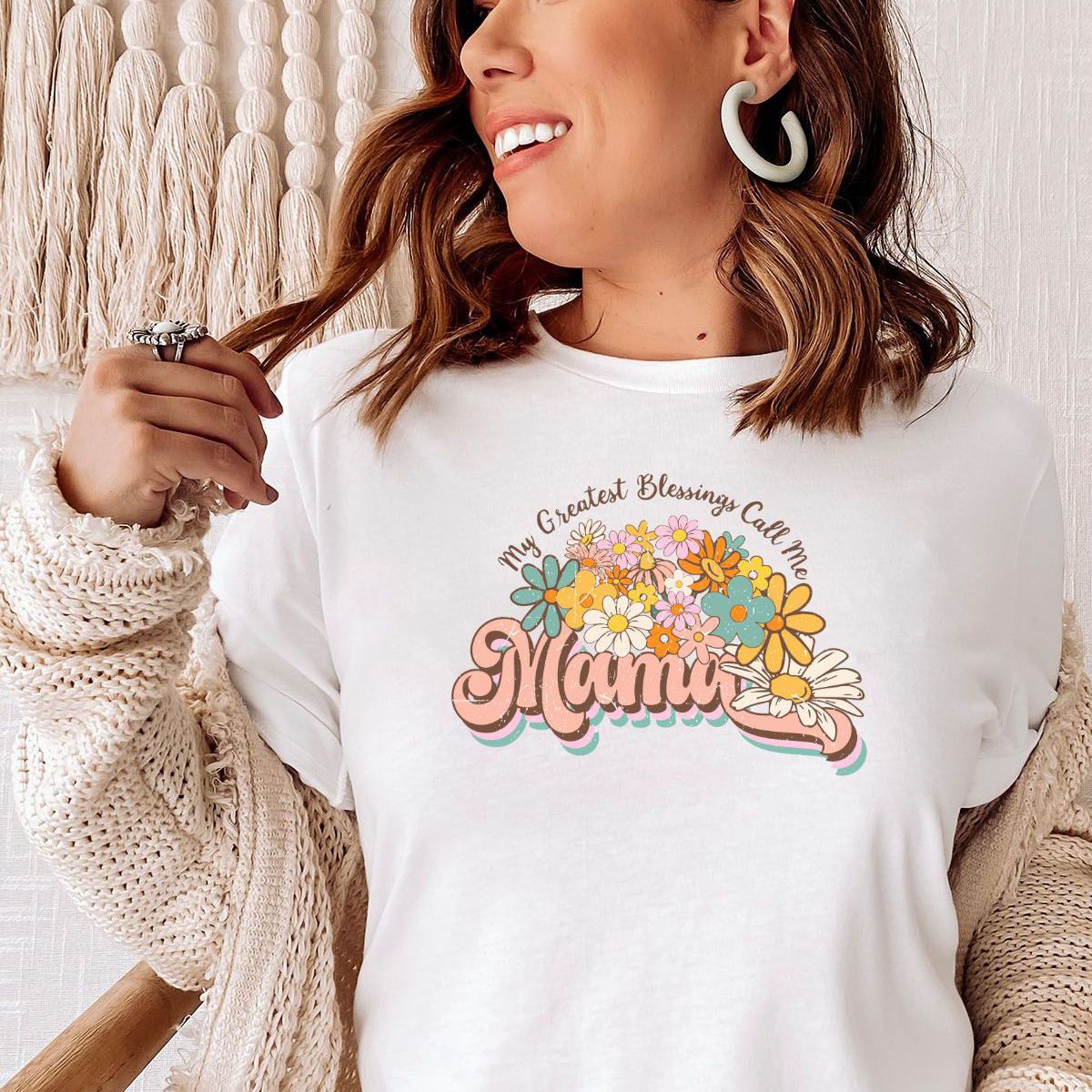 Floral Mama Blessings Tee