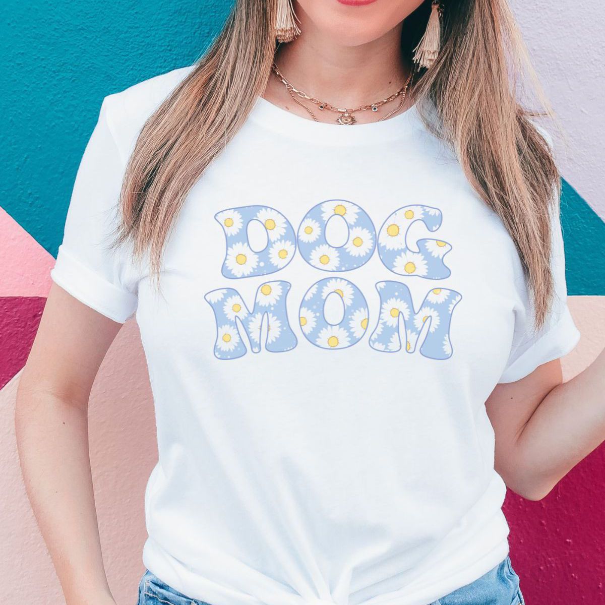 Dog Mom Women's T-Shirt Casual