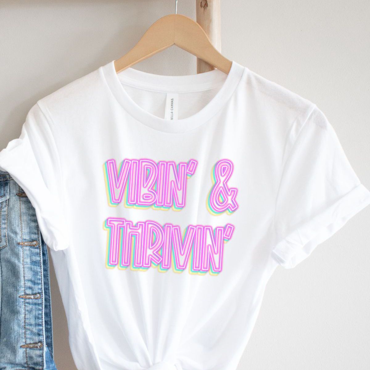 Vibin Thrivin Womens T-Shirt